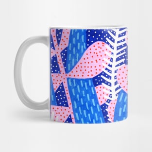 Blue pink oshu Mug